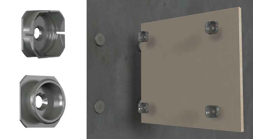 GeckoTeq Click Clip Panel Connector System - PVC